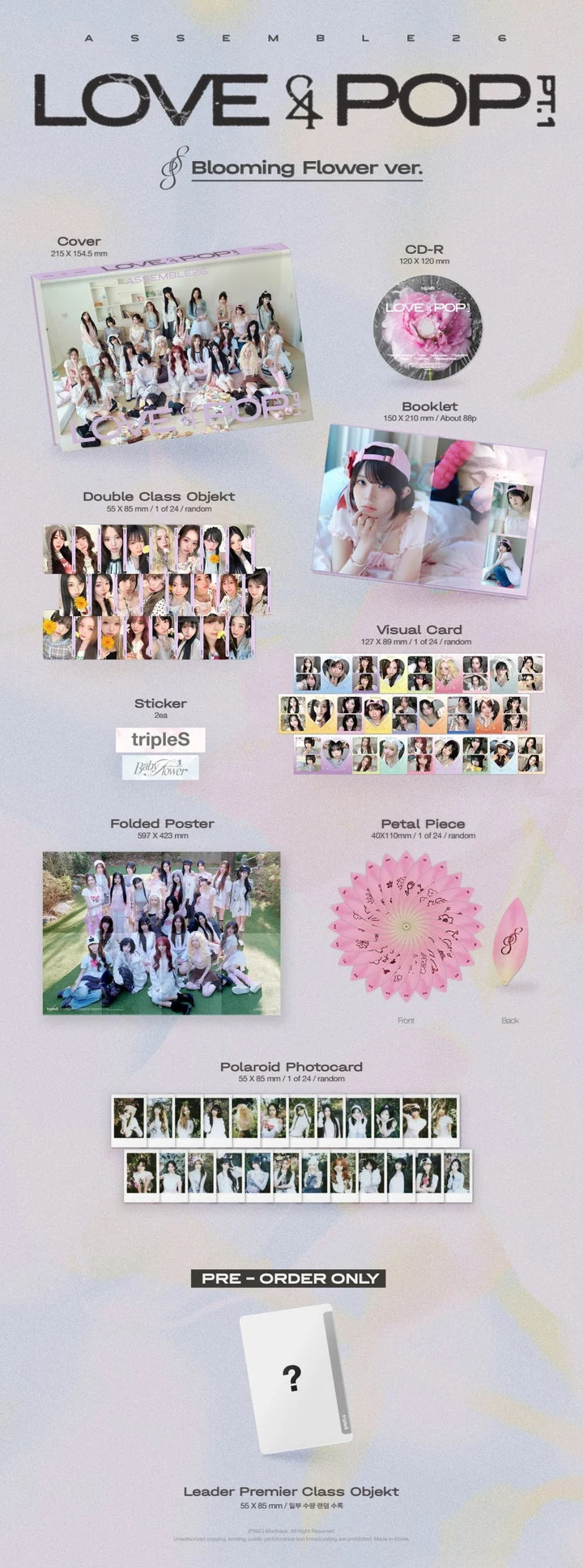 tripleS - [LOVE & POP PT.1] Album