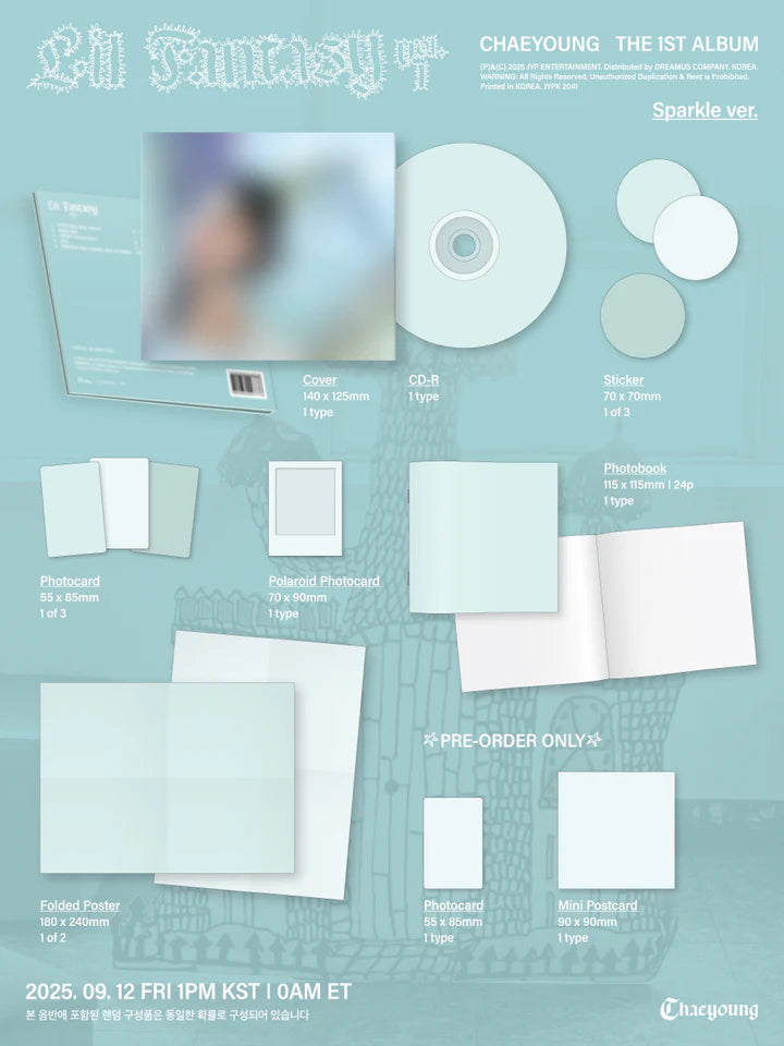 CHAEYOUNG (TWICE) - [LIL FANTASY VOL.1] 1st Album DIGIPACK SPARKLE Version