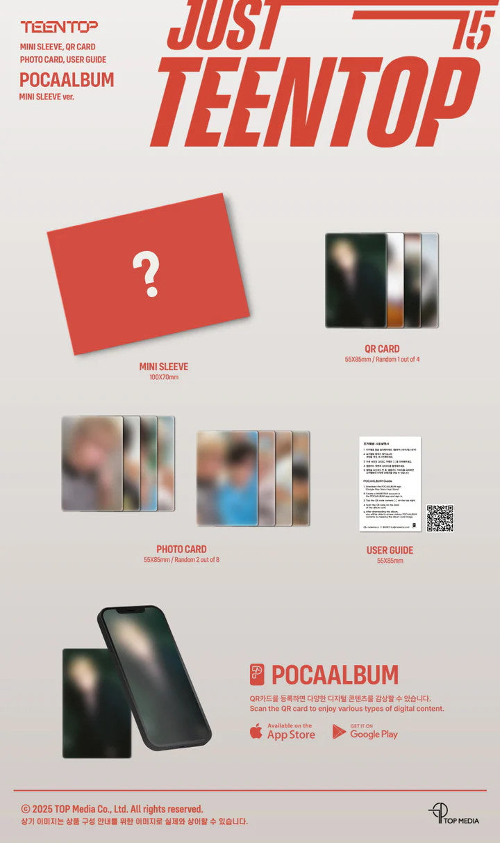 TEEN TOP - [JUST 15, JUST TEEN TOP] Mini Album