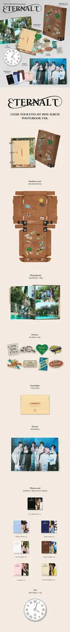 CLOSE YOUR EYES - [ETERNALT] 1st Mini Album PHOTOBOOK Version