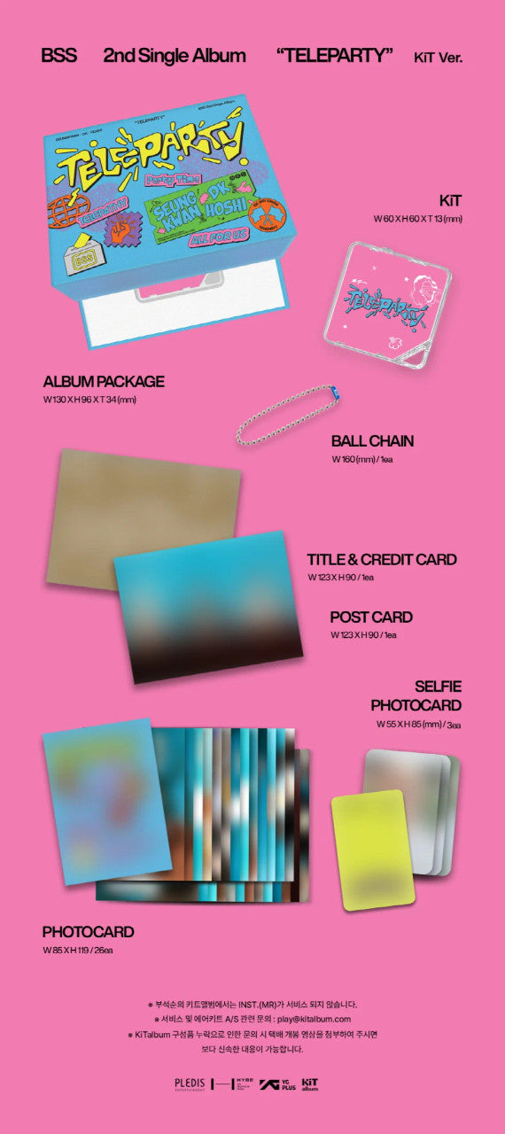 BSS (SEVENTEEN) - [TELEPARTY] 2nd Single Album KIT Version