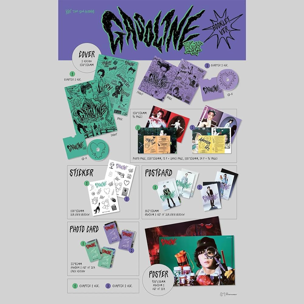 Key (Shinee) - [Gasoline] 2nd Album BOOKLET