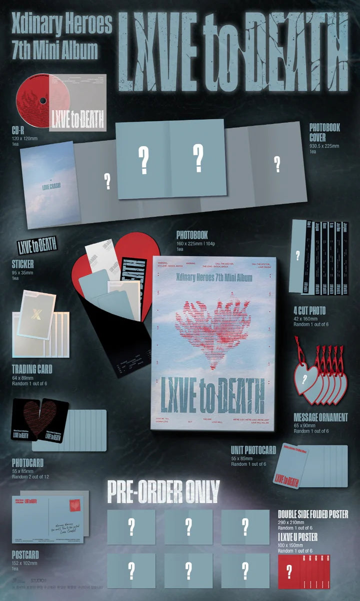 XDINARY HEROES - [LXVE TO DEATH] 7th Mini Album PHOTOBOOK Version