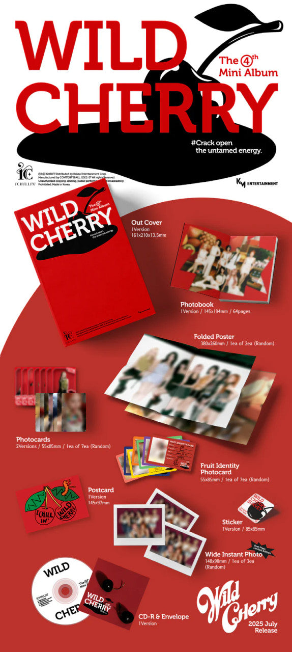 ICHILLIN' - [WILD CHERRY] 4th Mini Album