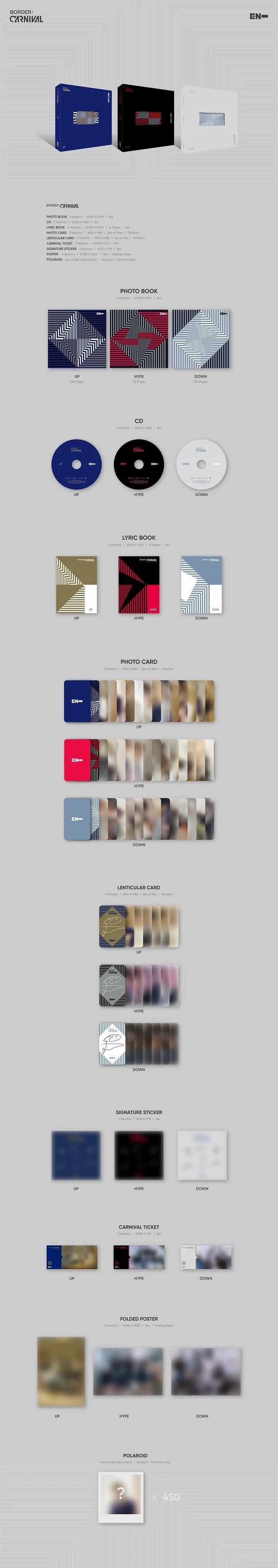 Enhypen - [Border : Carnival] 2nd Mini Album