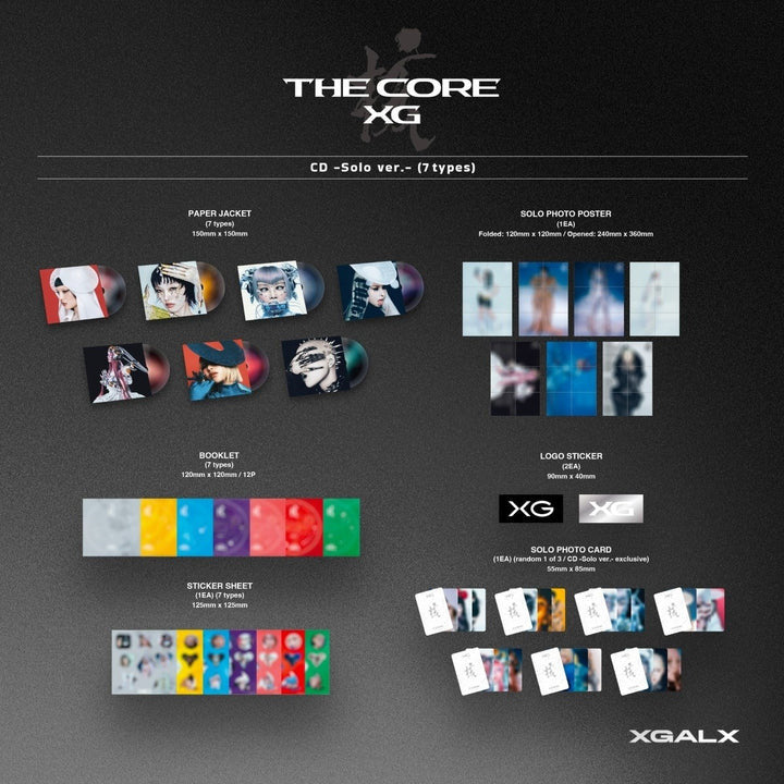 XG - [THE CORE - 核] 1st Full Album (SOLO VER.)