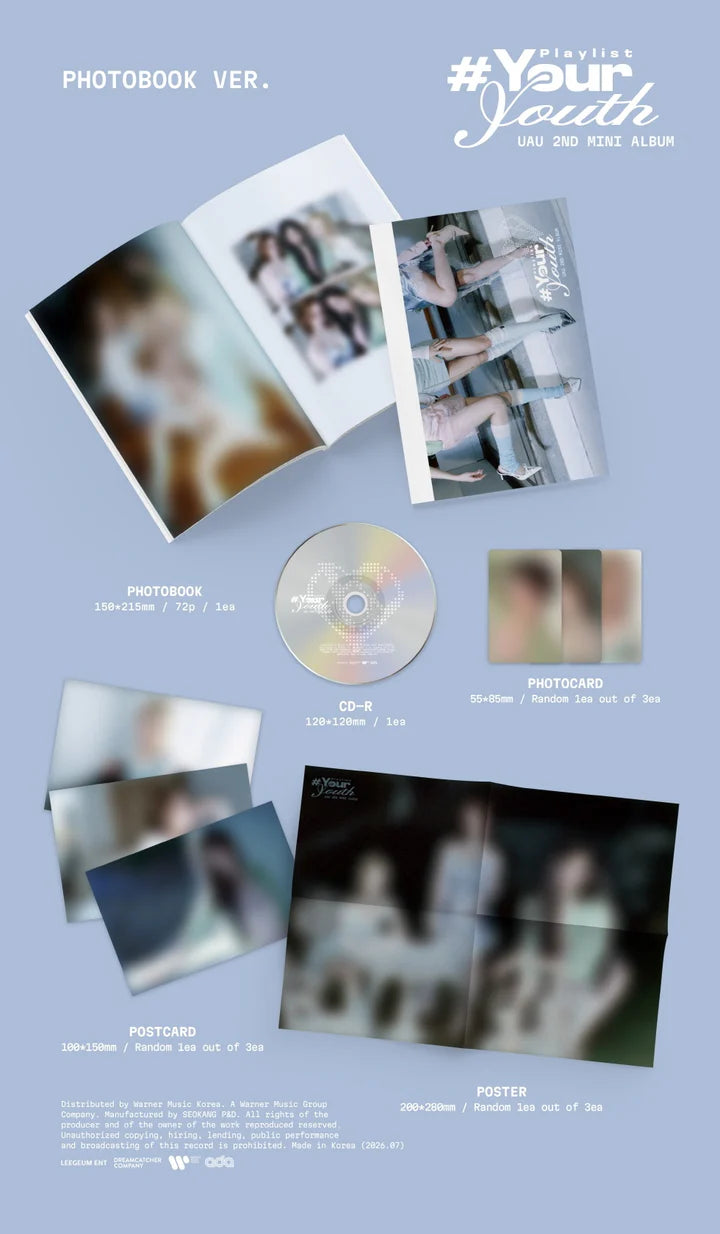 UAU - [PLAYLIST #YOUR YOUTH] 2nd Mini Album PHOTOBOOK Version