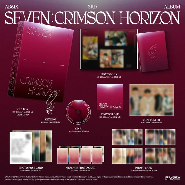 AB6IX - [SEVEN : CRIMSON HORIZON] 3rd Album