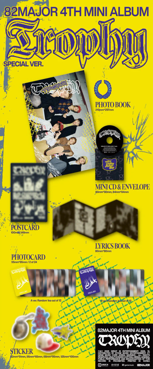 82MAJOR - [TROPHY] 4th Mini Album