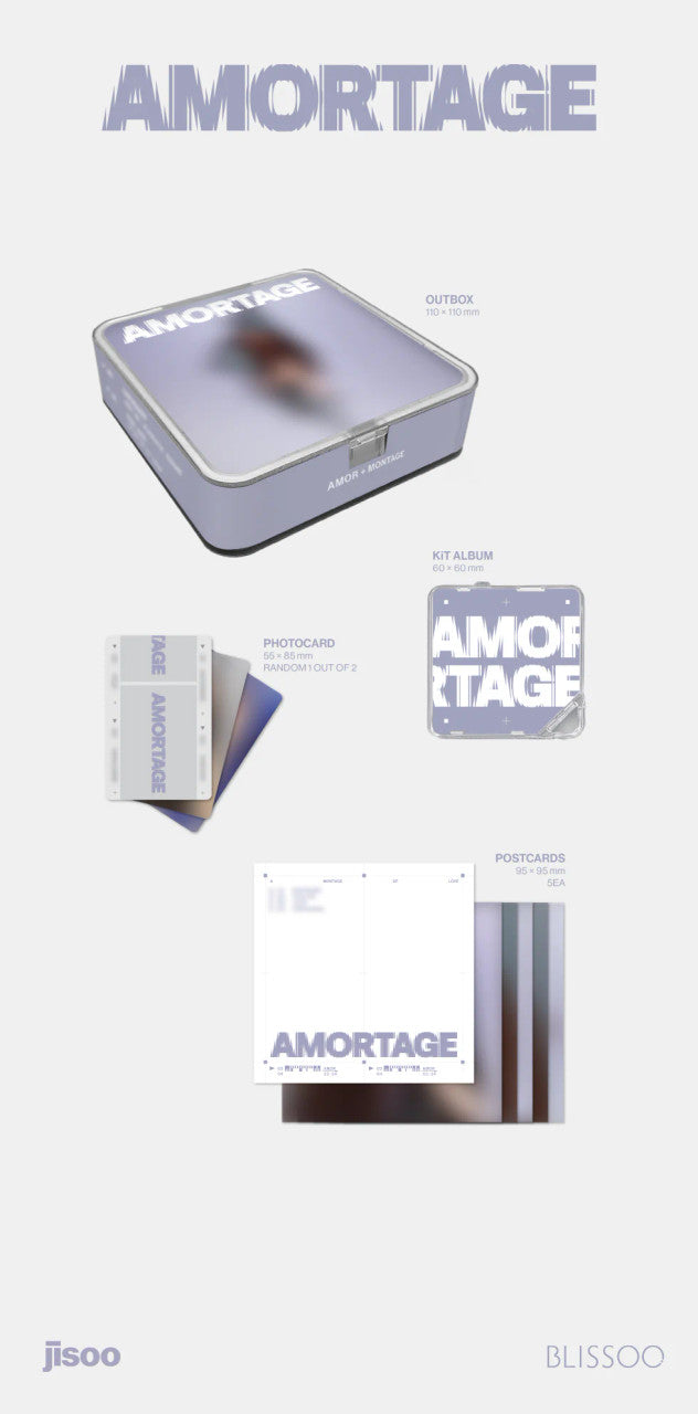 JISOO - [AMORTAGE] Mini Album APP Version
