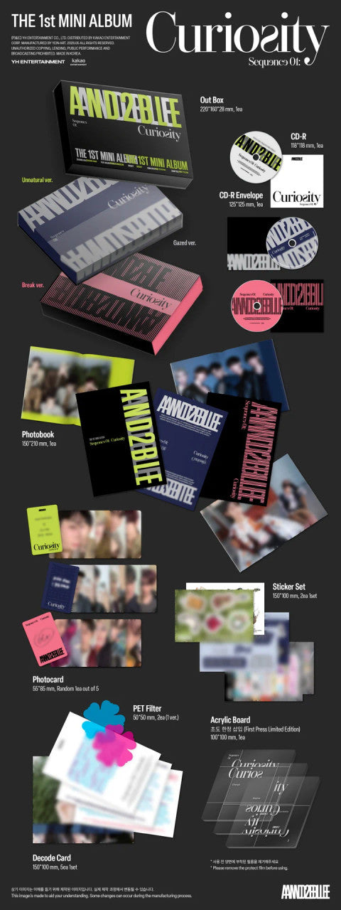 AND2BLE - [SEQUENCE 01: CURIOSITY] 1st Mini Album