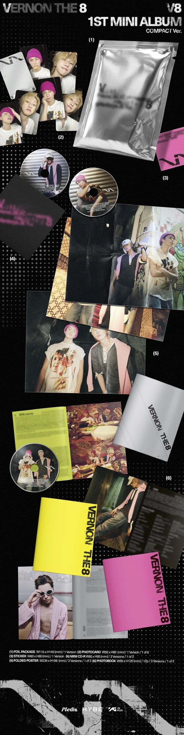 V8 (SEVENTEEN) - [V8] 1st Mini Album COMPACT Version