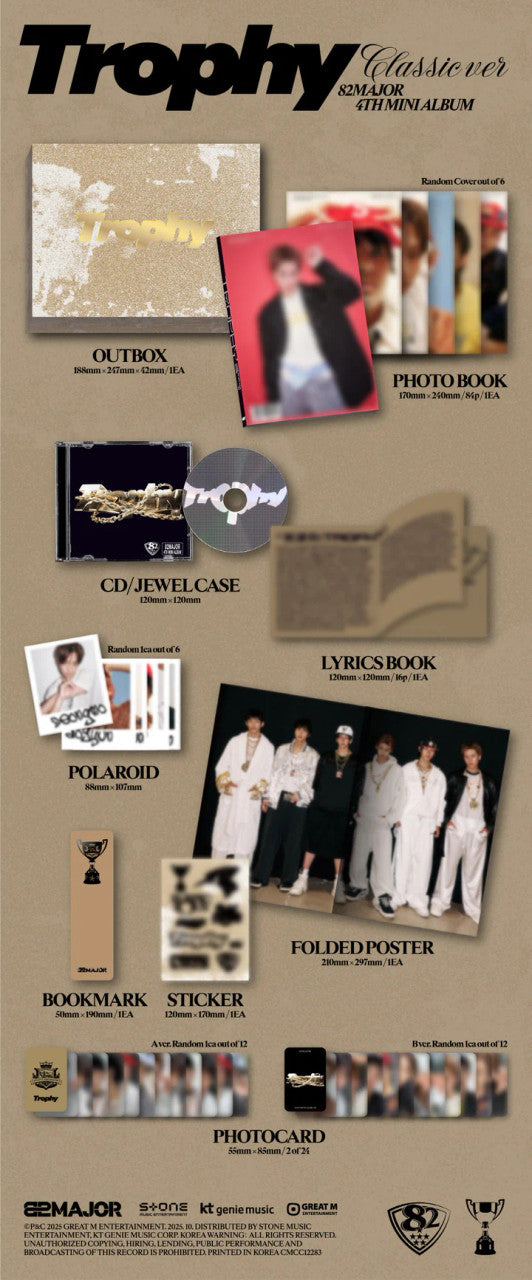 82MAJOR - [TROPHY] 4th Mini Album
