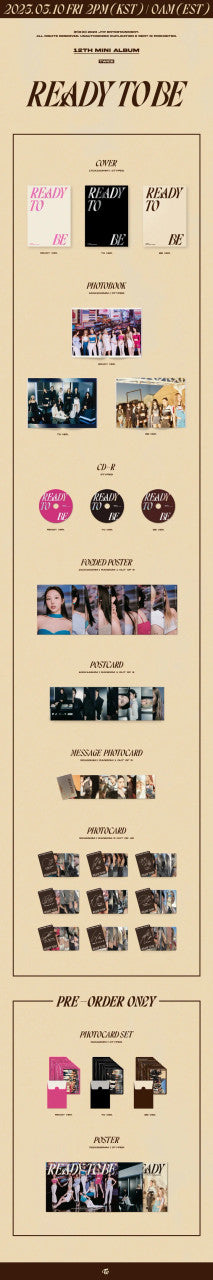 TWICE - [READY TO BE] 12th Mini Album