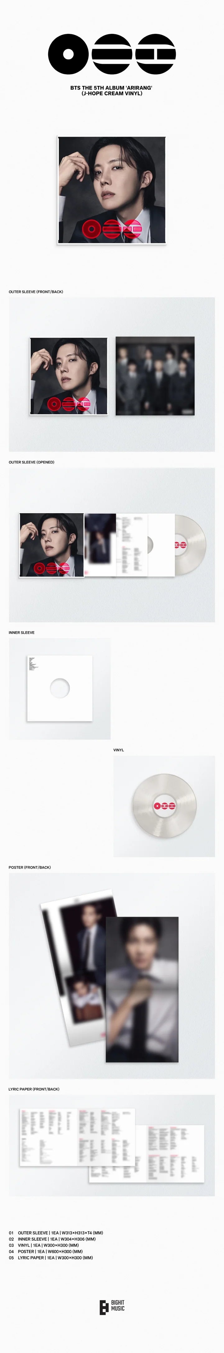 BTS - [ARIRANG] 5th Album STANDARD VINYL Version