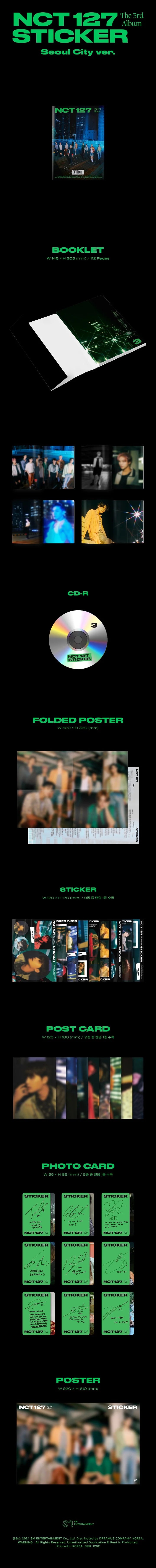 NCT 127 - [STICKER] 3rd Album