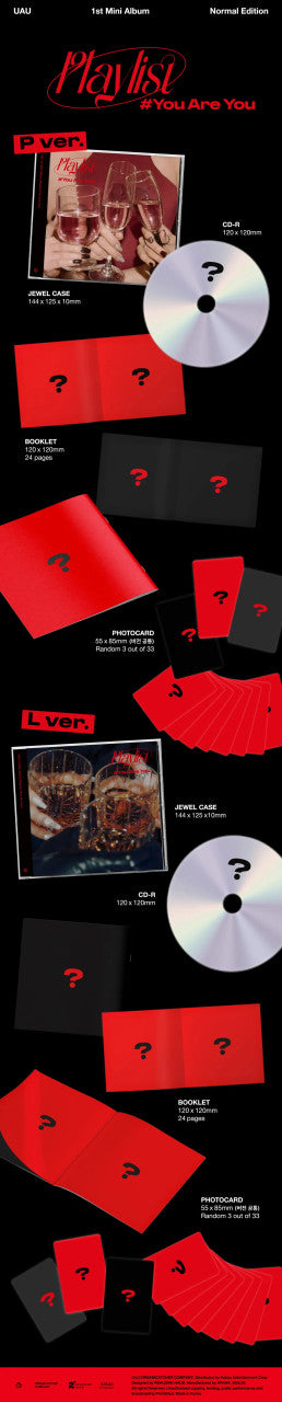 UAU - [PLAYLIST #YOU ARE YOU] 1st Mini Album RANDOM Version