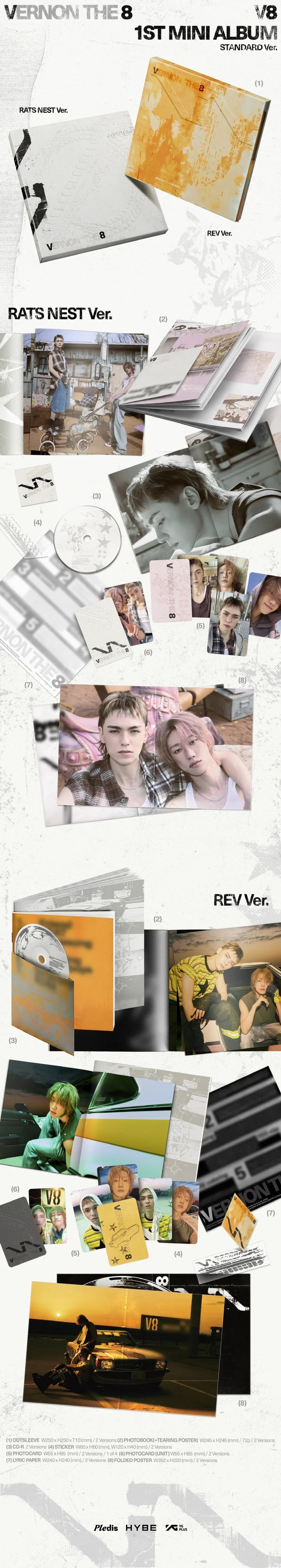 V8 (SEVENTEEN) - [V8] 1st Mini Album