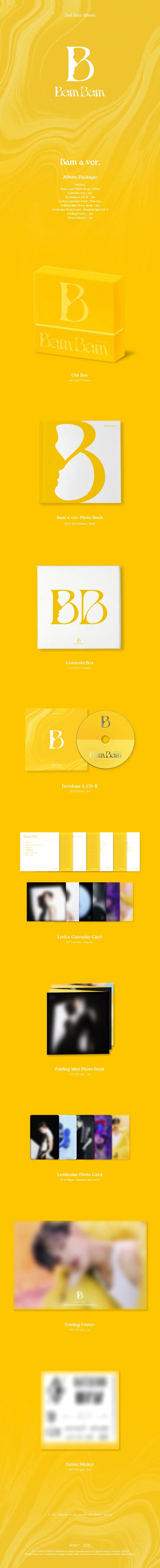 BAMBAM - [B] 2nd Mini Album