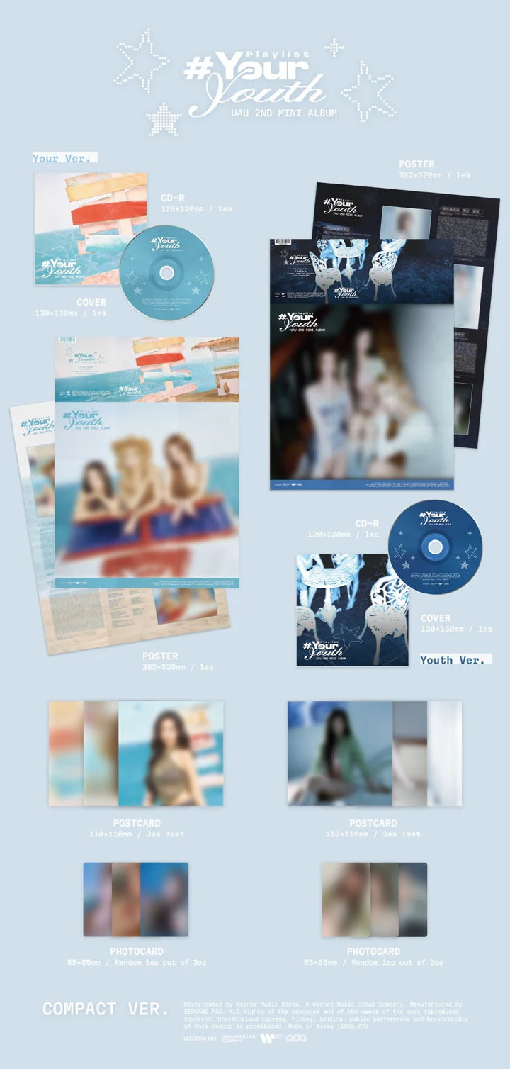UAU - [PLAYLIST #YOUR YOUTH] 2nd Mini Album COMPACT Version