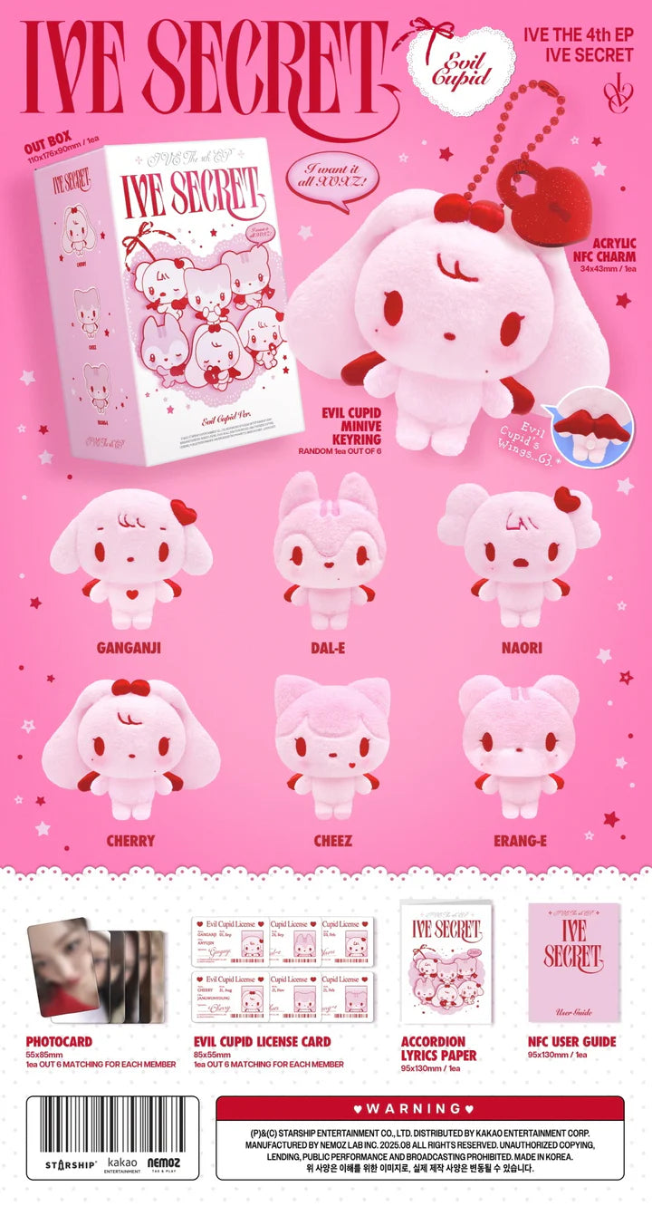 IVE - [IVE SECRET] 4th EP Album EVIL CUPID (Platform) Version