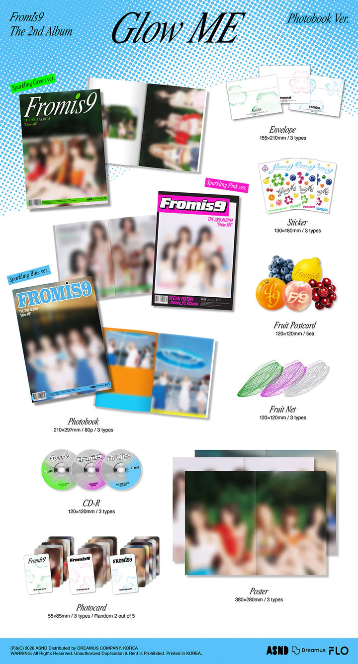 (PRE-ORDER) fromis_9 - [GLOW ME] 2nd Album