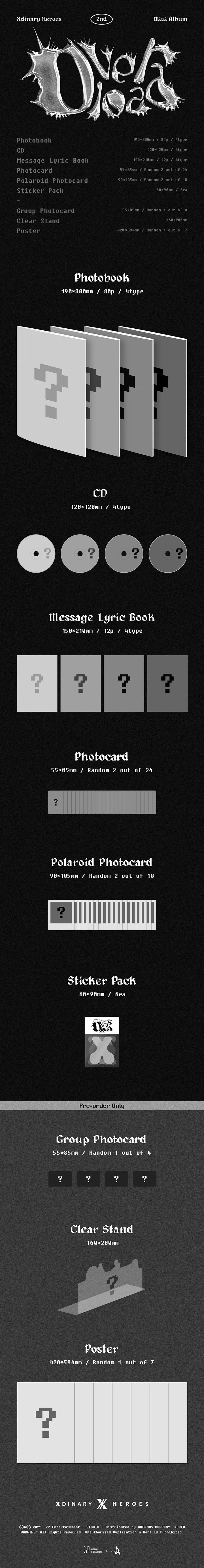 XDINARY HEROES - [OVERLOAD] 2nd Mini Album