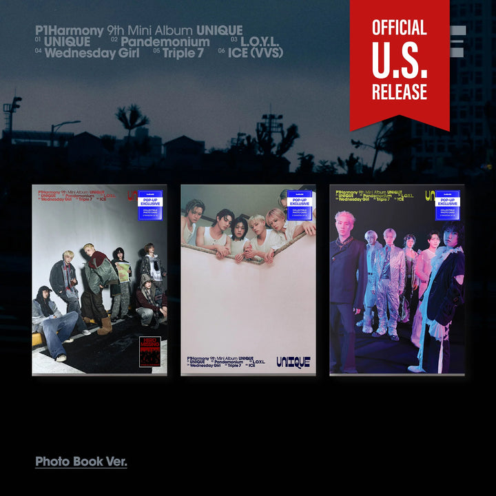 P1HARMONY - [UNIQUE] 9th Mini Album *POP-UP EXCLUSIVE*