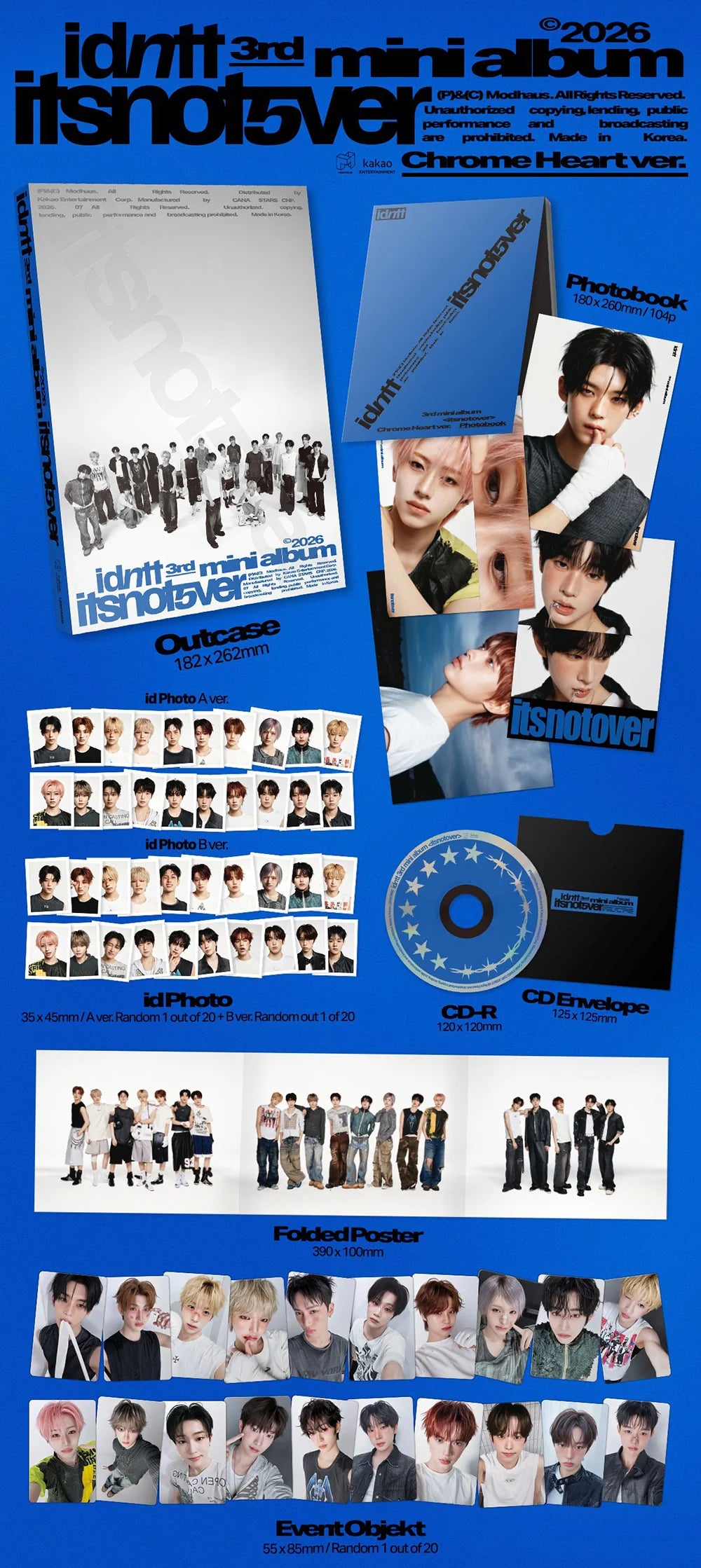 (PRE-ORDER) IDNTT - [ITSNOTOVER] 3rd Mini Album