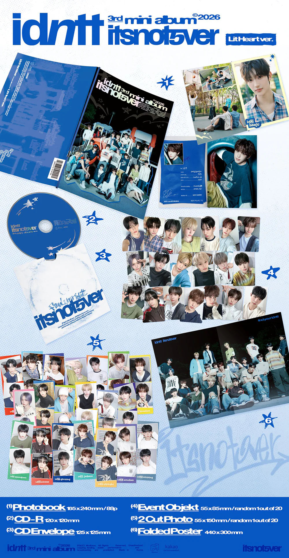 (PRE-ORDER) IDNTT - [ITSNOTOVER] 3rd Mini Album