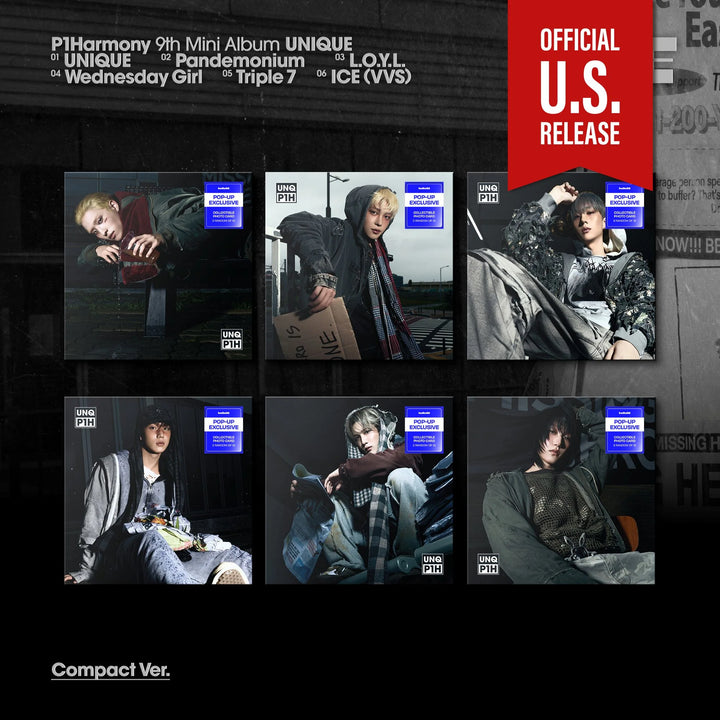 P1Harmony - [UNIQUE] 9th Mini Album *POP-UP* DIGIPACK VER.