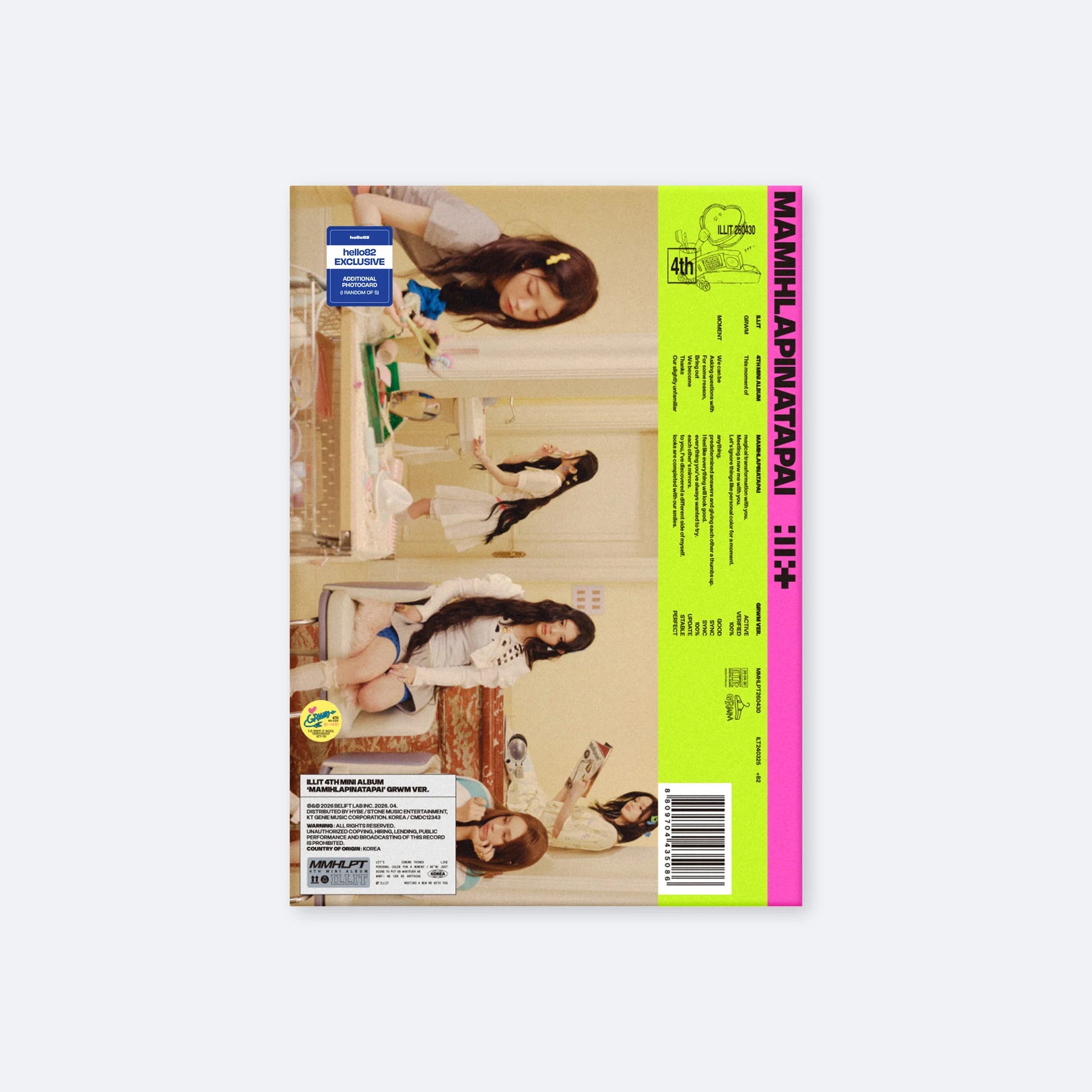 ILLIT - [MAMIHLAPINATAPAI] 4th Mini Album *HELLO82 EXCLUSIVE*