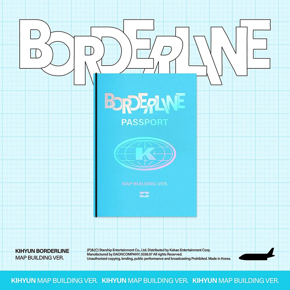 KIHYUN (MONSTA X) - [BORDERLINE] EP Album MAP BUILDING (LIMITED) Version