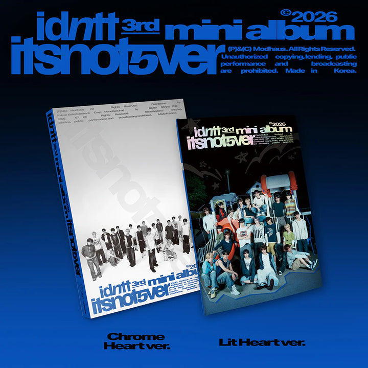 (PRE-ORDER) IDNTT - [ITSNOTOVER] 3rd Mini Album