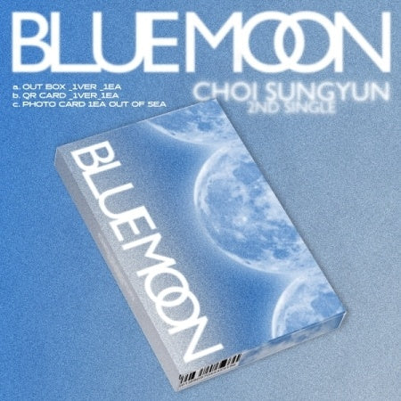 (PRE-ORDER) CHOI SUNGYUN - [BLUE MOON] 2nd Single Album