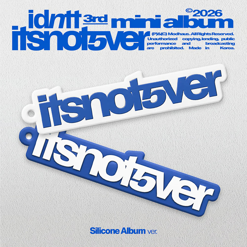 (PRE-ORDER) IDNTT - [ITSNOTOVER] 3rd Mini Album (SILICONE ALBUM VER.)