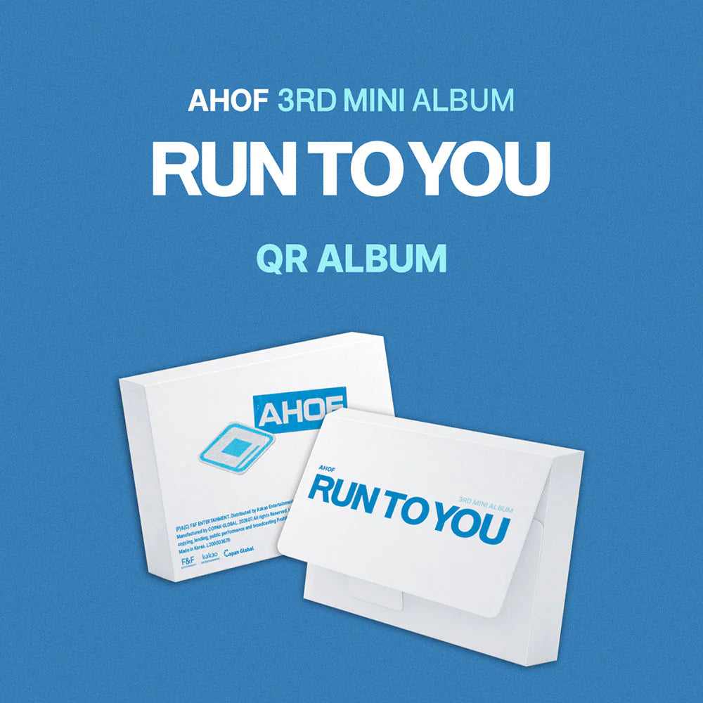 (PRE-ORDER) AHOF - [RUN TO YOU] 3rd Mini Album (QR ALBUM VER.)