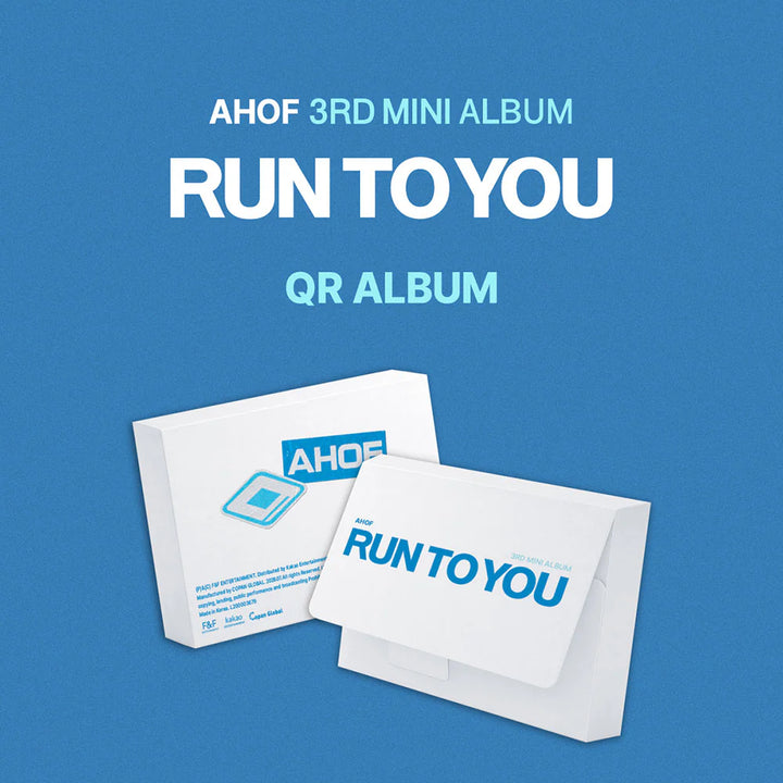 (PRE-ORDER) AHOF - [RUN TO YOU] 3rd Mini Album (QR ALBUM VER.)