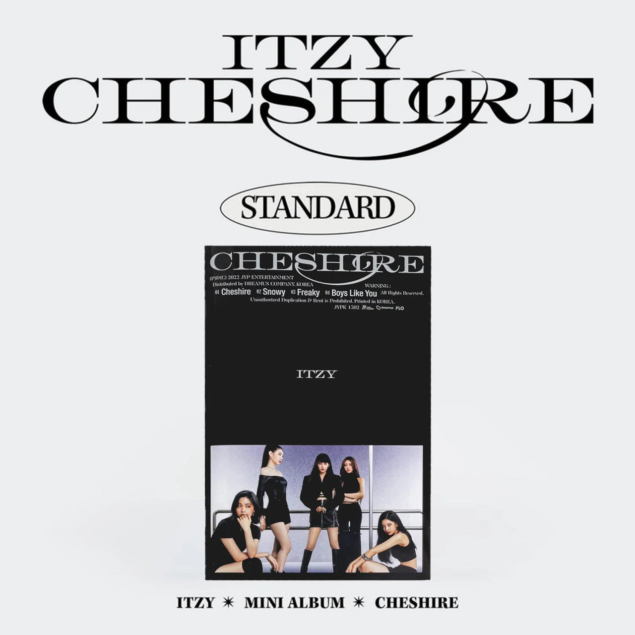 ITZY - [CHESHIRE] Mini Album Standard Edition (RANDOM Version