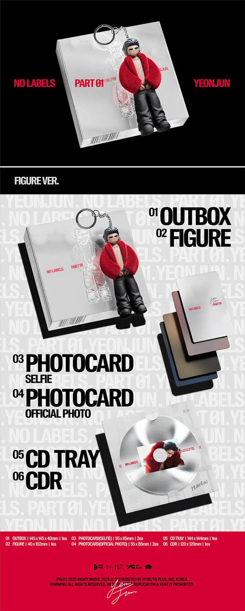 YEONJUN (TXT) - [NO LABELS : PART 01] (FIGURE VER.)