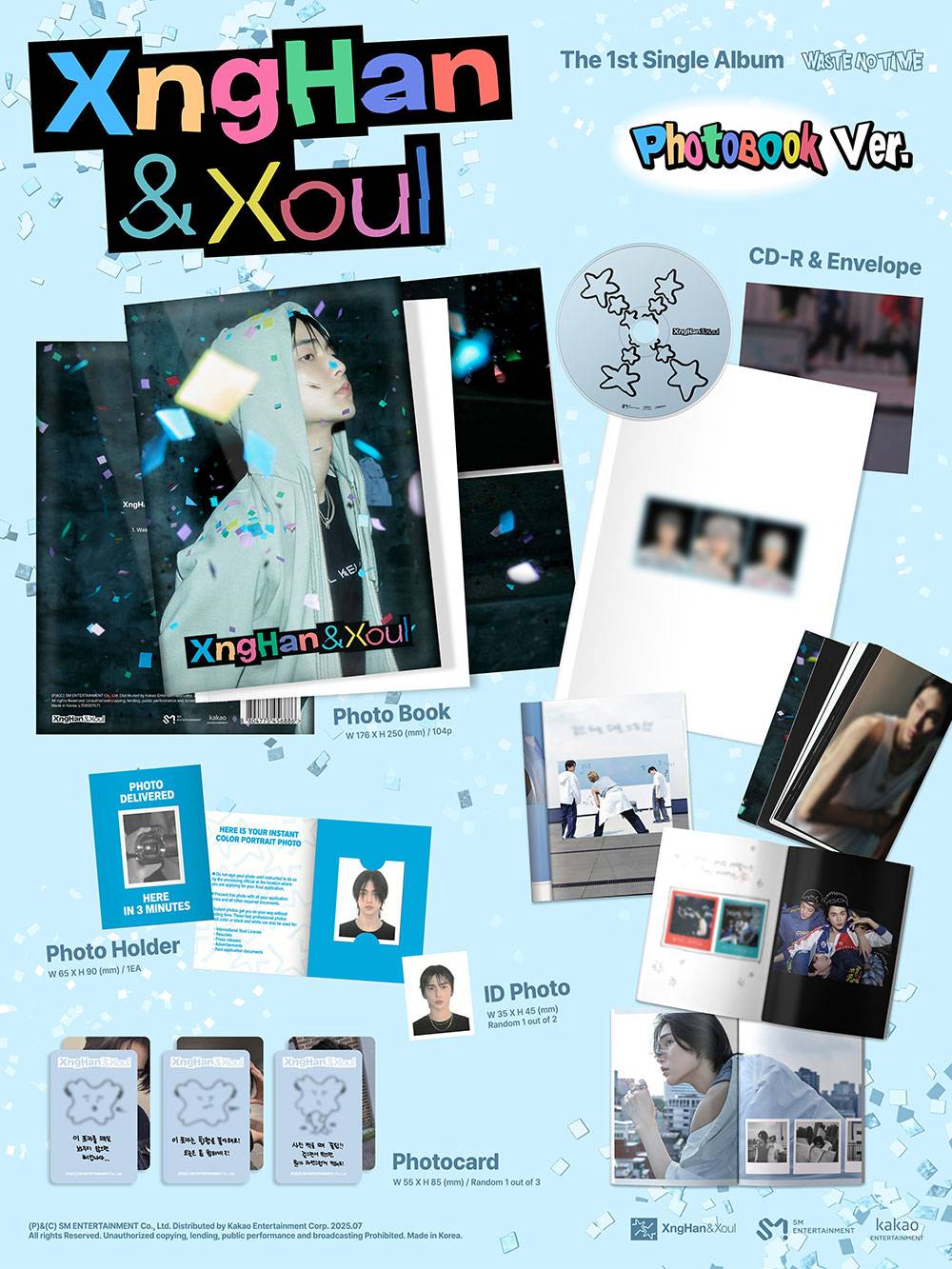 XNGHAN&XOUL - [WASTE NO TIME] Single Album (PHOTOBOOK VER.)