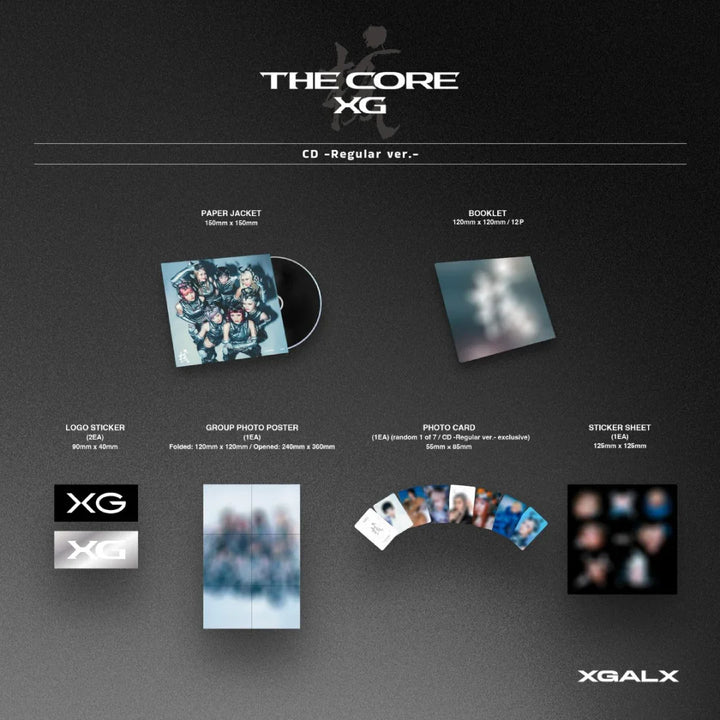 XG - [THE CORE - 核] 1st FULL Album (REGULAR VER.)