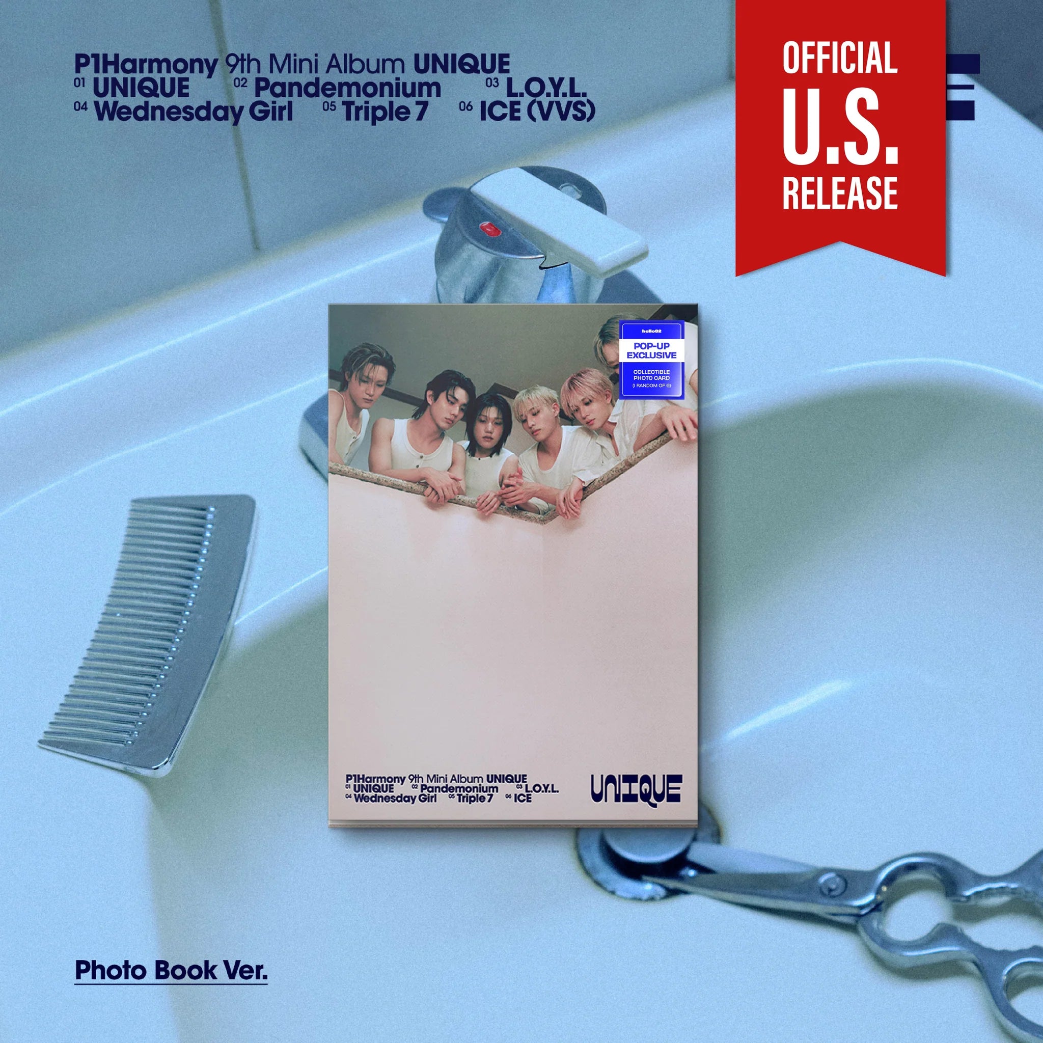 P1HARMONY - [UNIQUE] 9th Mini Album *POP-UP EXCLUSIVE*