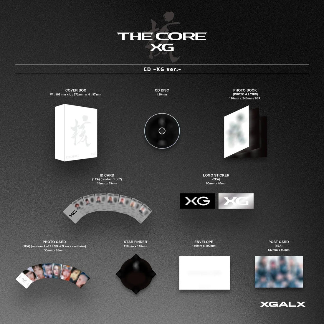XG - [THE CORE - 核] 1st FULL Album (XG VER.)