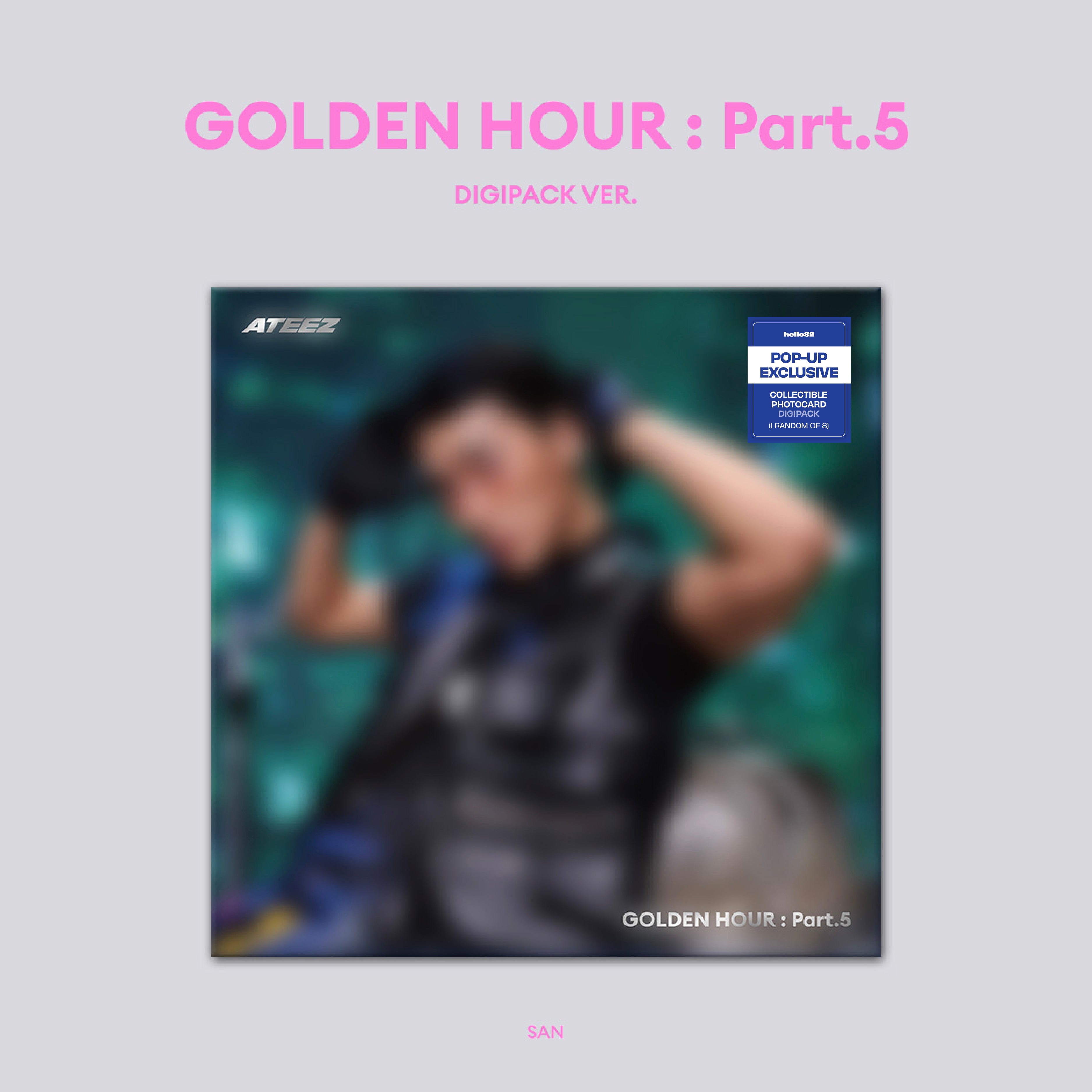 ATEEZ - [GOLDEN HOUR: PT. 5] (Member Digipack ver.) *POP-UP Exclusive*