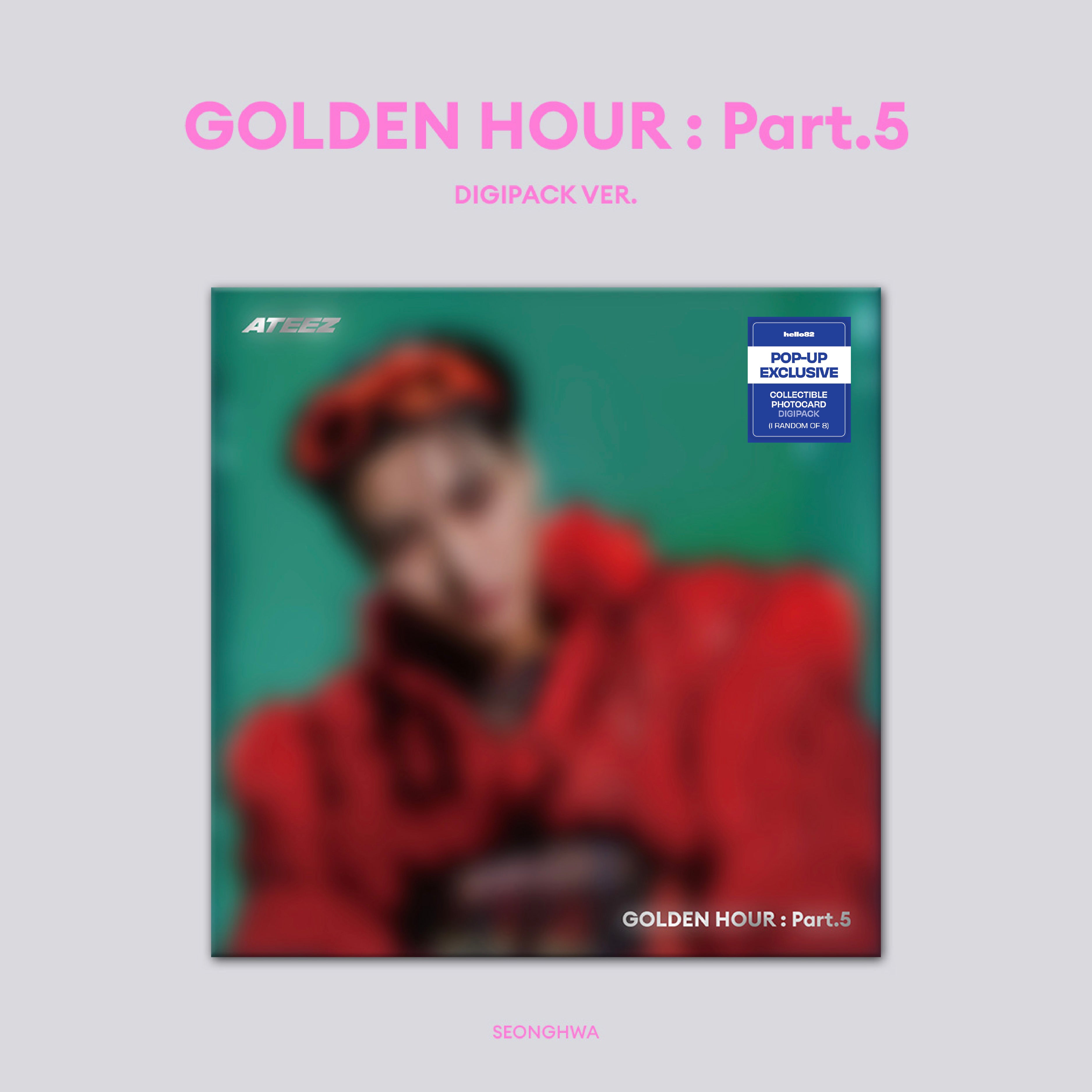 ATEEZ - [GOLDEN HOUR: PT. 5] (Member Digipack ver.) *POP-UP