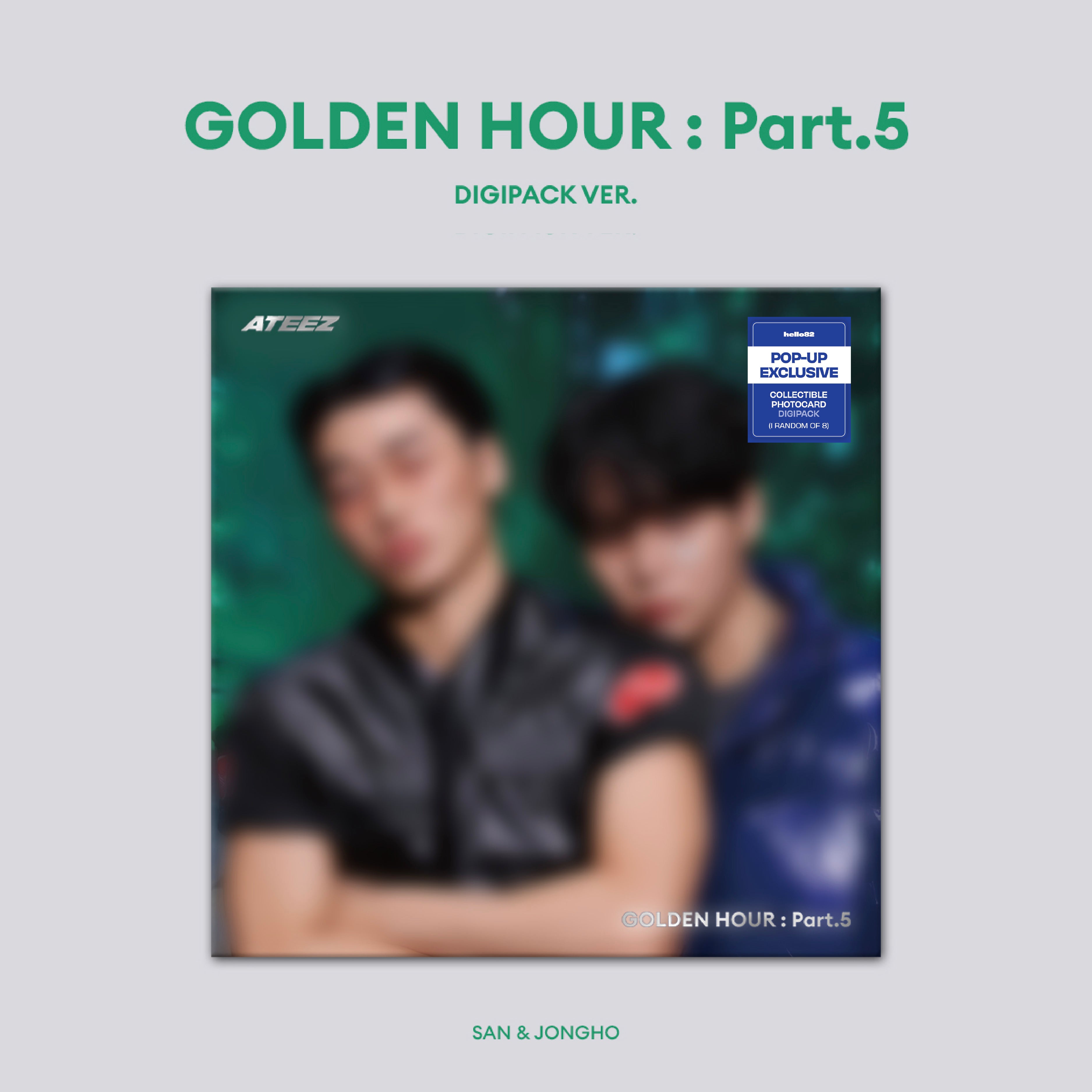 ATEEZ - [GOLDEN HOUR: PT. 5] (UNIT DIGIPACK VER.) *POP-UP Exclusive*