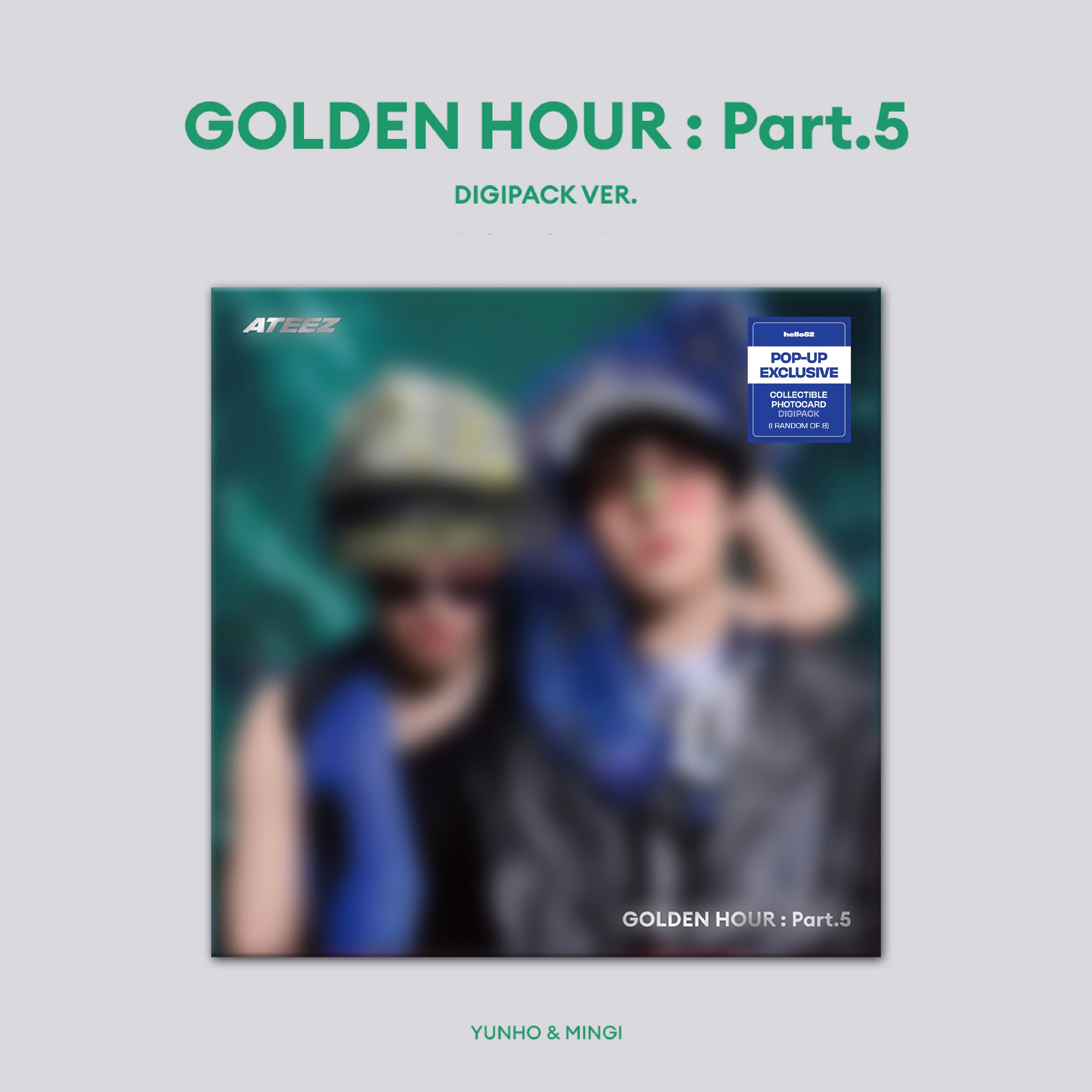 ATEEZ - [GOLDEN HOUR: PT. 5] (UNIT DIGIPACK VER.) *POP-UP Exclusive*