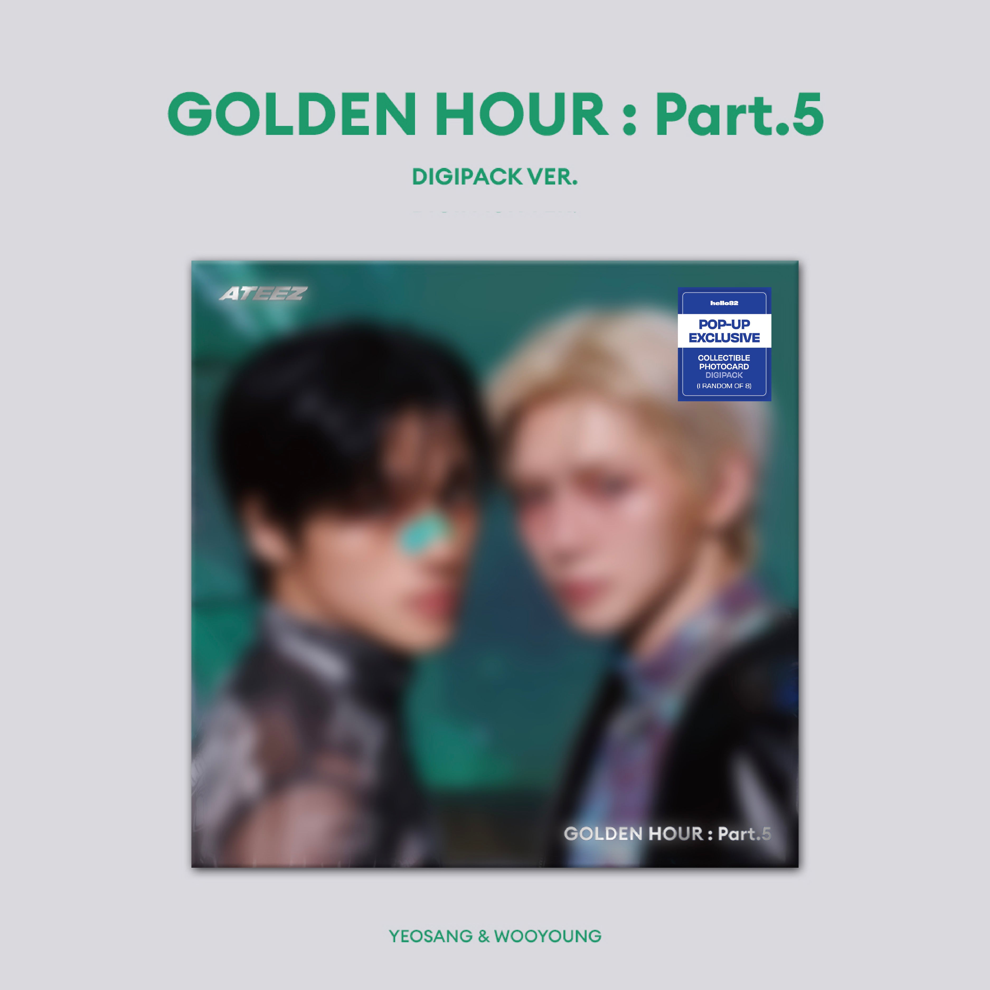 ATEEZ - [GOLDEN HOUR: PT. 5] (UNIT DIGIPACK VER.) *POP-UP Exclusive*