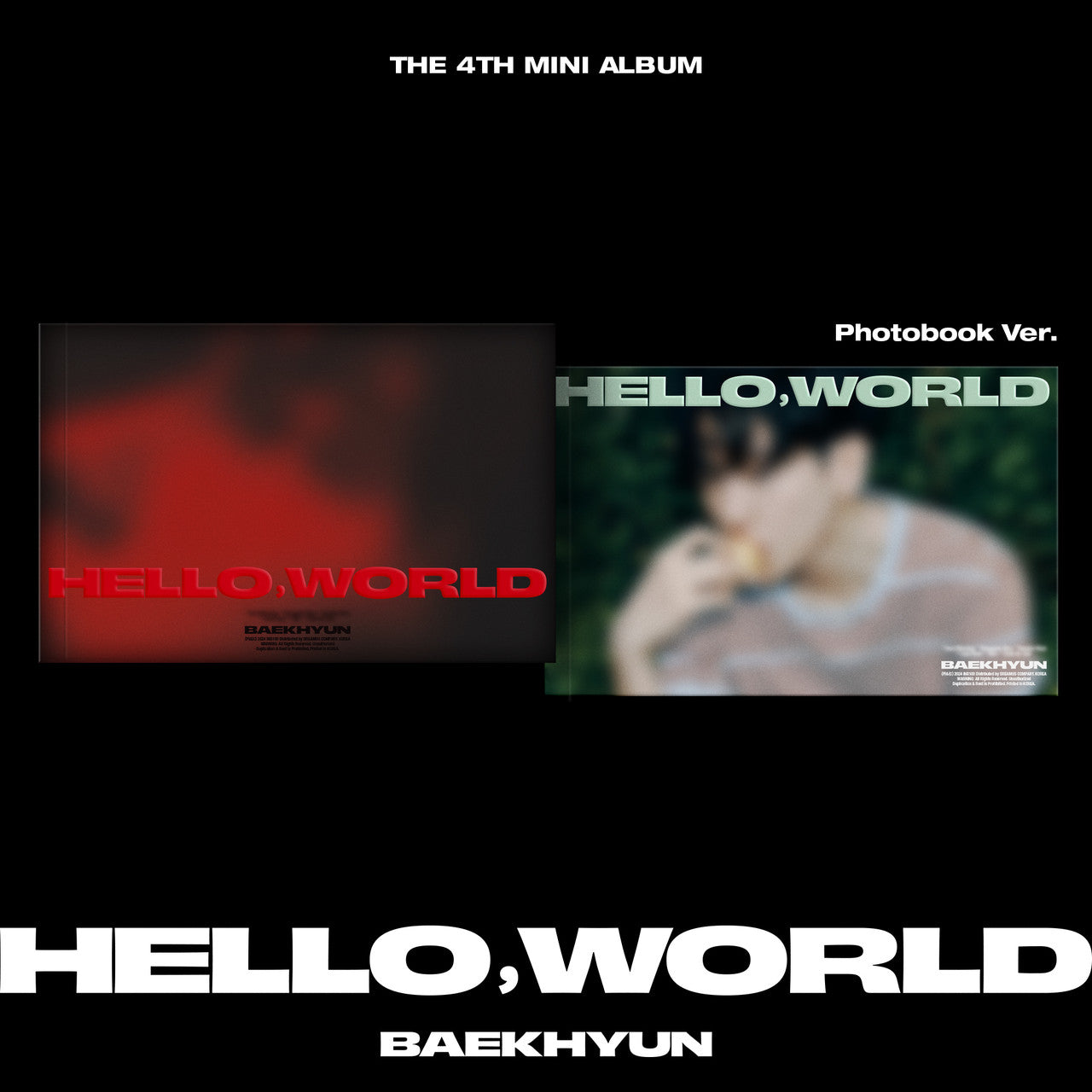 BAEKHYUN - HELLO, WORLD (PHOTOBOOK RANDOM Version)